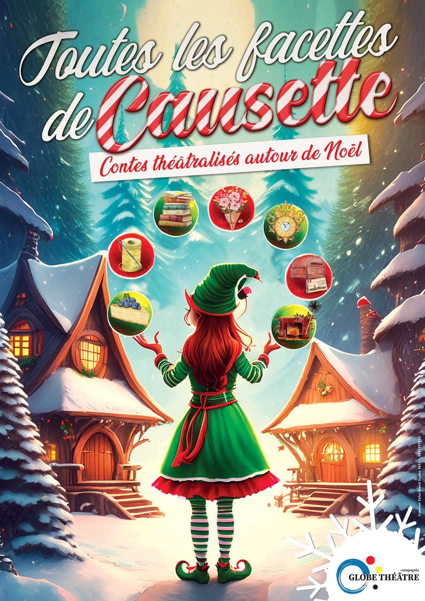 TOUTES LES FACETTES DE CAUSETTE - Contes théâtralisés autour de Noël en FRANCAIS